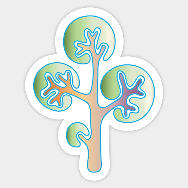 Cuta Tree Sticker by AVEandLIA